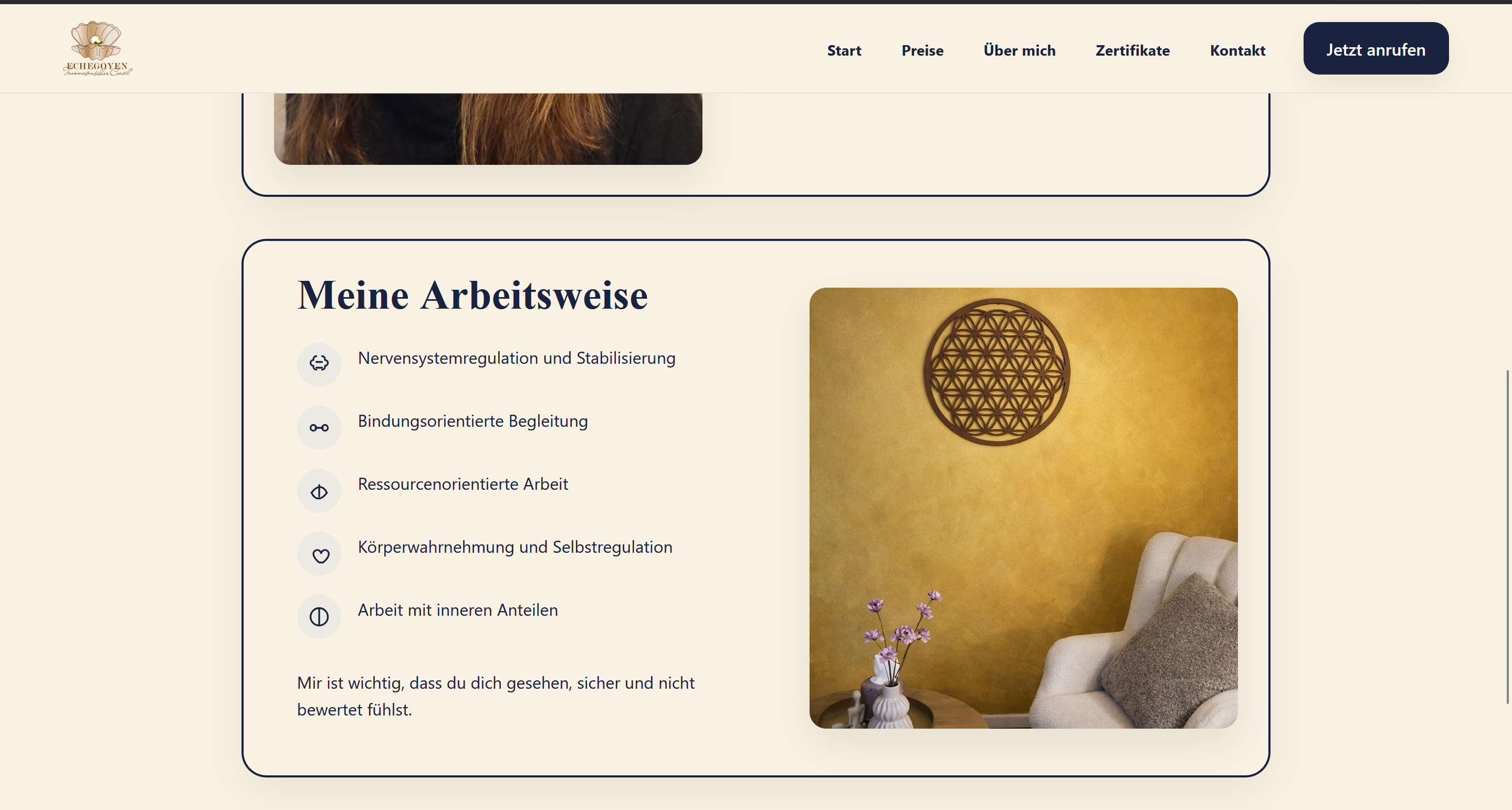 Professionelle Webseite für Beauty Studio und Kosmetikstudio